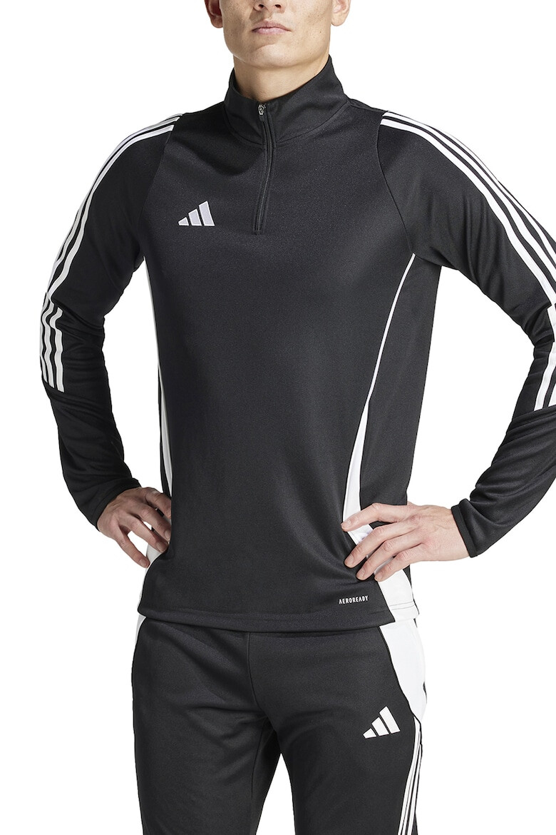 adidas Performance Bluza cu fenta cu fermoar pentru fotbal Trio24 - Pled.ro