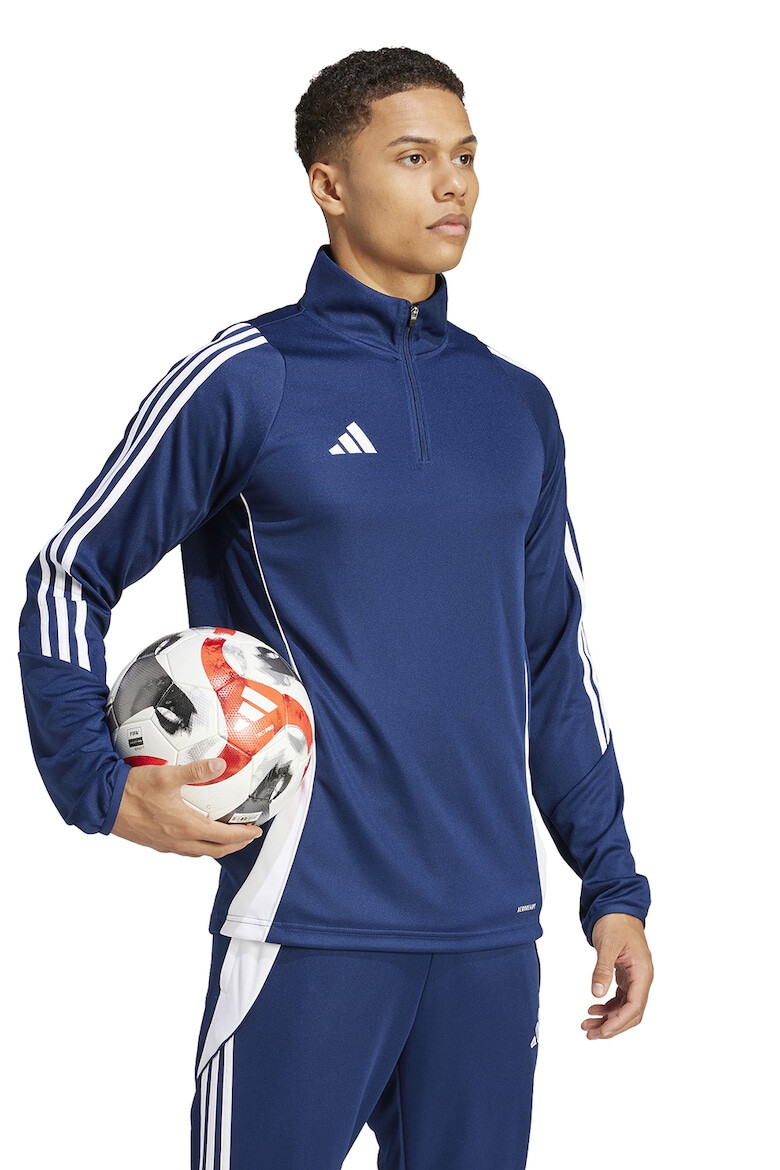 adidas Performance Bluza cu fenta cu fermoar pentru fotbal Trio24 - Pled.ro