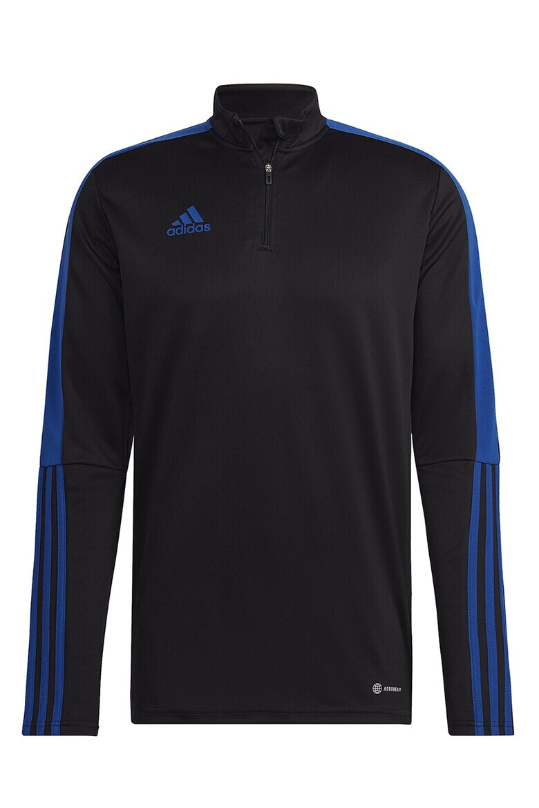 adidas Performance Bluza cu fermoar scurt si logo pentru fotbal - Pled.ro