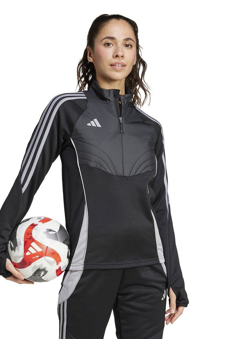 adidas Performance Bluza de trening slim fit cu fenta si fermoar pentru fotbal Tiro24 - Pled.ro