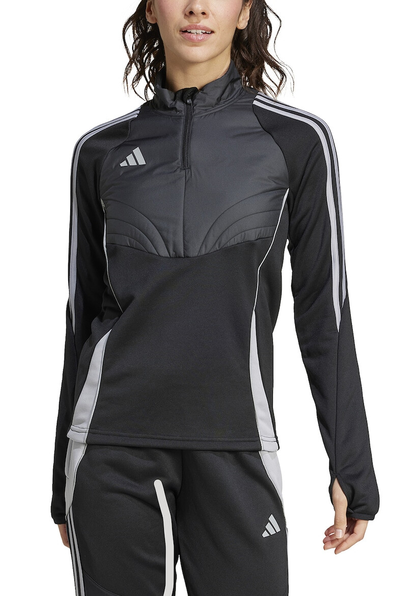 adidas Performance Bluza de trening slim fit cu fenta si fermoar pentru fotbal Tiro24 - Pled.ro