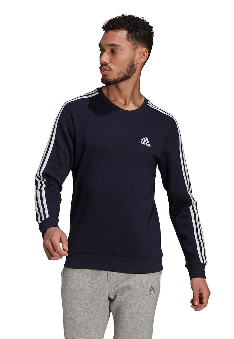 adidas Performance Bluza sport cu decolteu la baza gatului Essentials 3-Stripes - Pled.ro