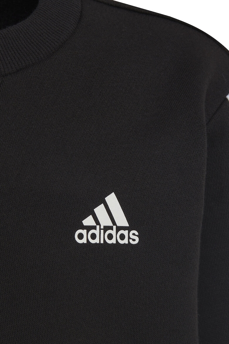 adidas Performance Bluza sport cu decolteu la baza gatului si benzi laterale contrastante - Pled.ro