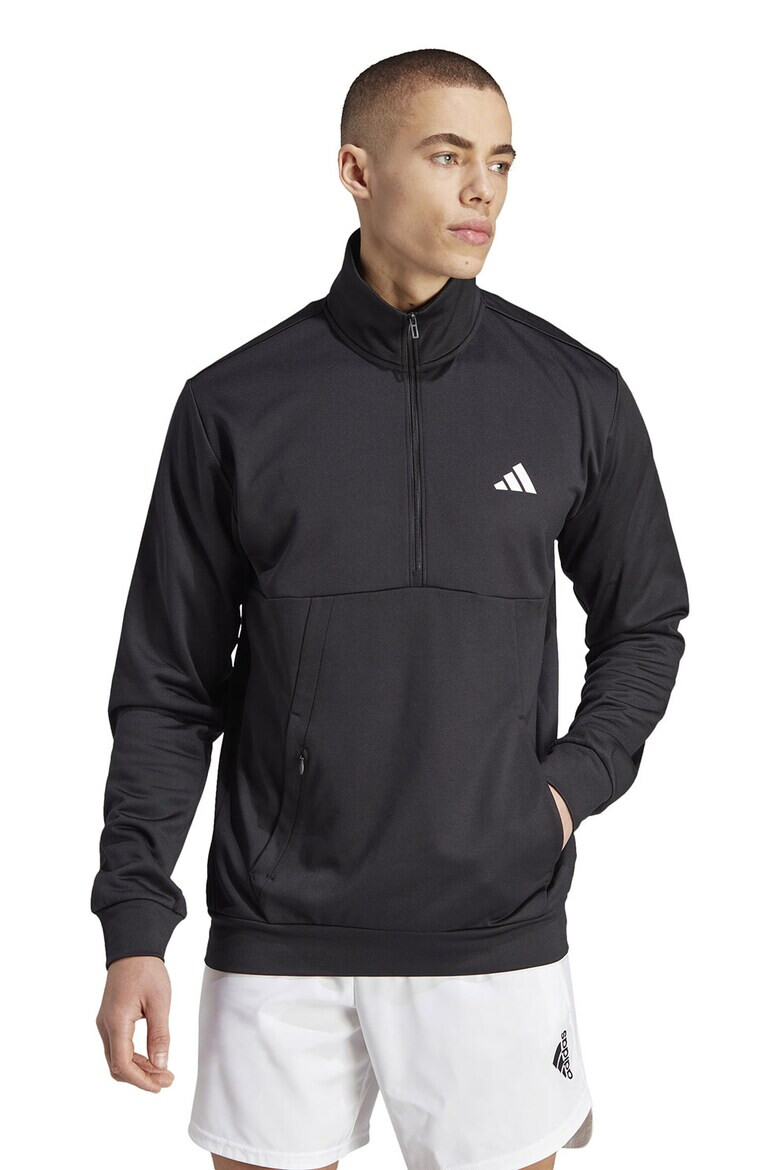 adidas Performance Bluza sport cu fenta cu fermoar pentru antrenament - Pled.ro