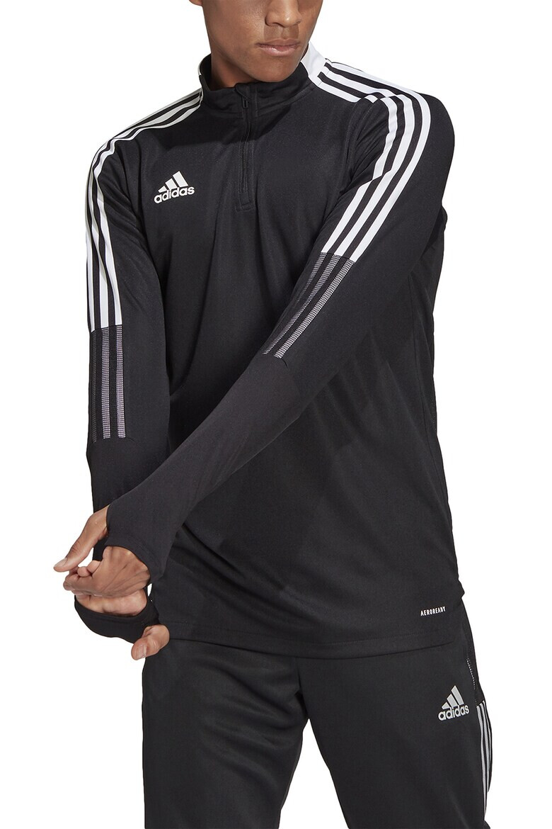 adidas Performance Bluza sport cu fenta cu fermoar pentru fotbal Tiro21 - Pled.ro