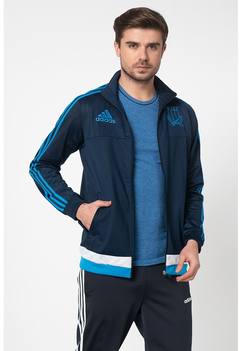 adidas Performance Bluza sport cu fermoar pentru rugby - Pled.ro