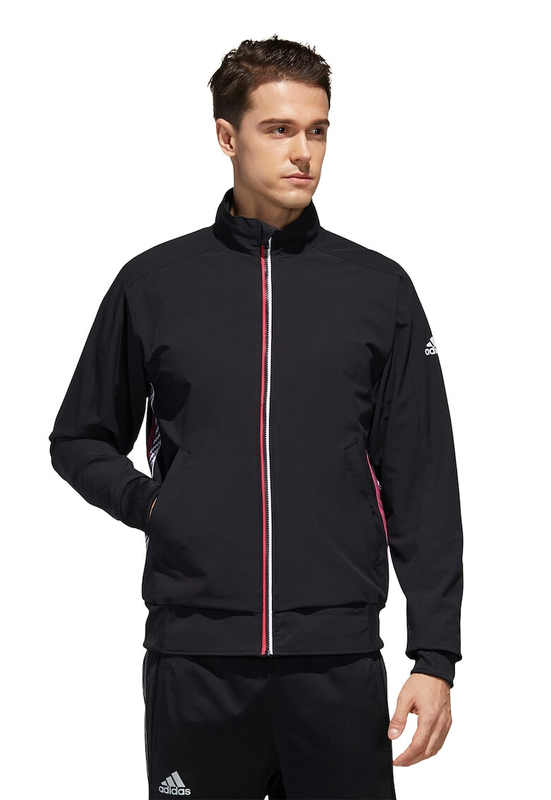 adidas Performance Bluza sport cu fermoar si logo - Pled.ro