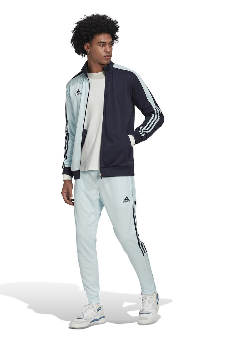 adidas Sportswear Bluza sport cu fermoar si model in doua tonuri pentru fotbal Tiro - Pled.ro