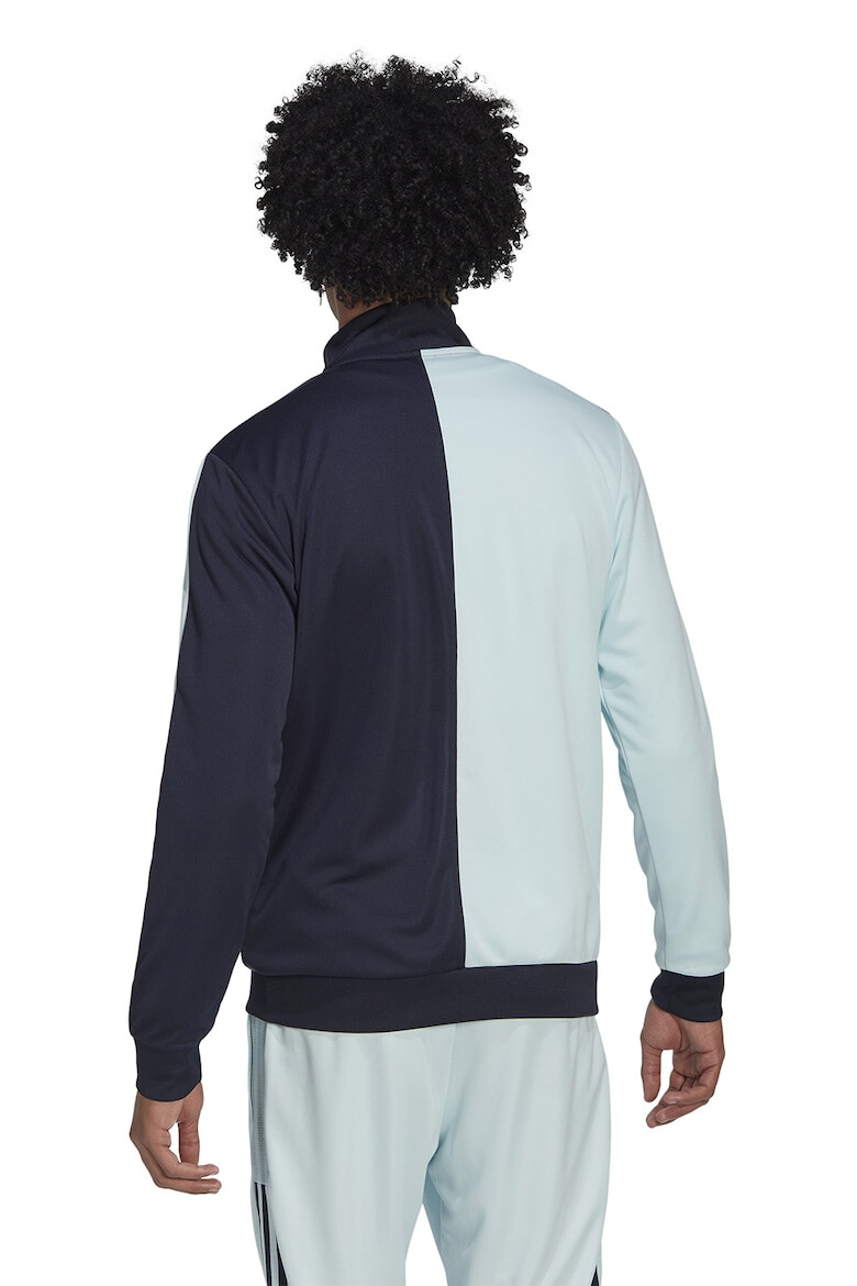 adidas Sportswear Bluza sport cu fermoar si model in doua tonuri pentru fotbal Tiro - Pled.ro