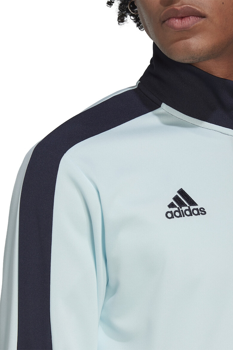 adidas Sportswear Bluza sport cu fermoar si model in doua tonuri pentru fotbal Tiro - Pled.ro