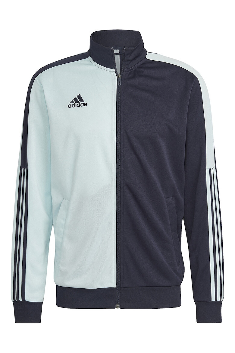 adidas Sportswear Bluza sport cu fermoar si model in doua tonuri pentru fotbal Tiro - Pled.ro