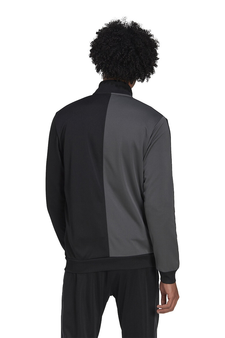 adidas Sportswear Bluza sport cu fermoar si model in doua tonuri pentru fotbal Tiro - Pled.ro