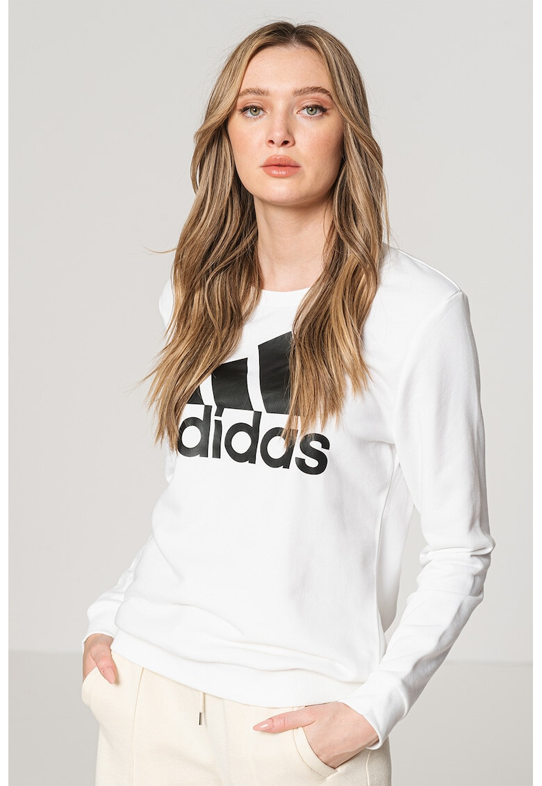 adidas Performance Bluza sport cu imprimeu logo - Pled.ro