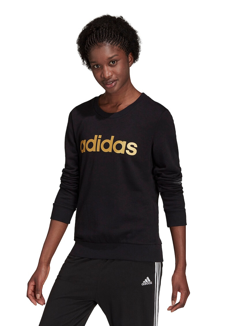 adidas Performance Bluza sport cu logo brodat - Pled.ro