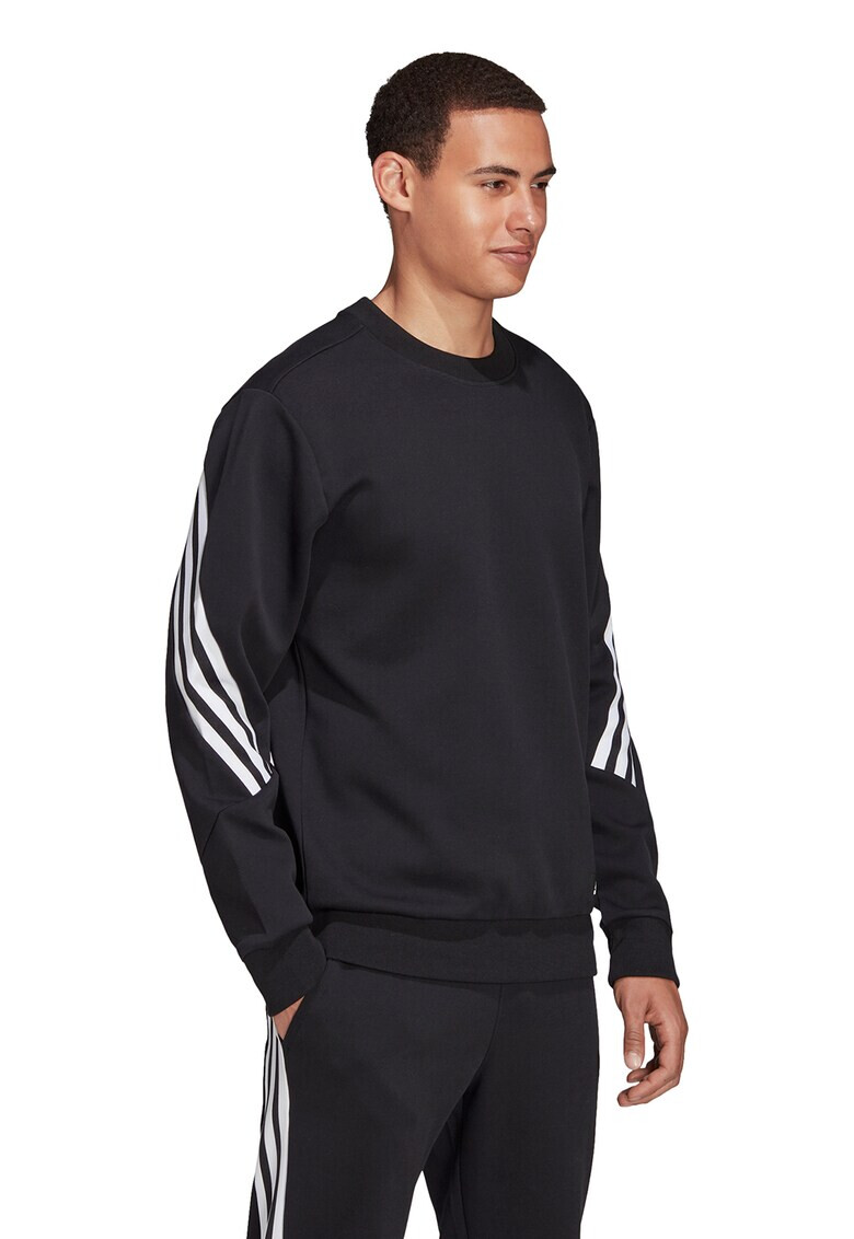 adidas Performance Bluza sport din amestec de bumbac cu logo pentru antrenament - Pled.ro