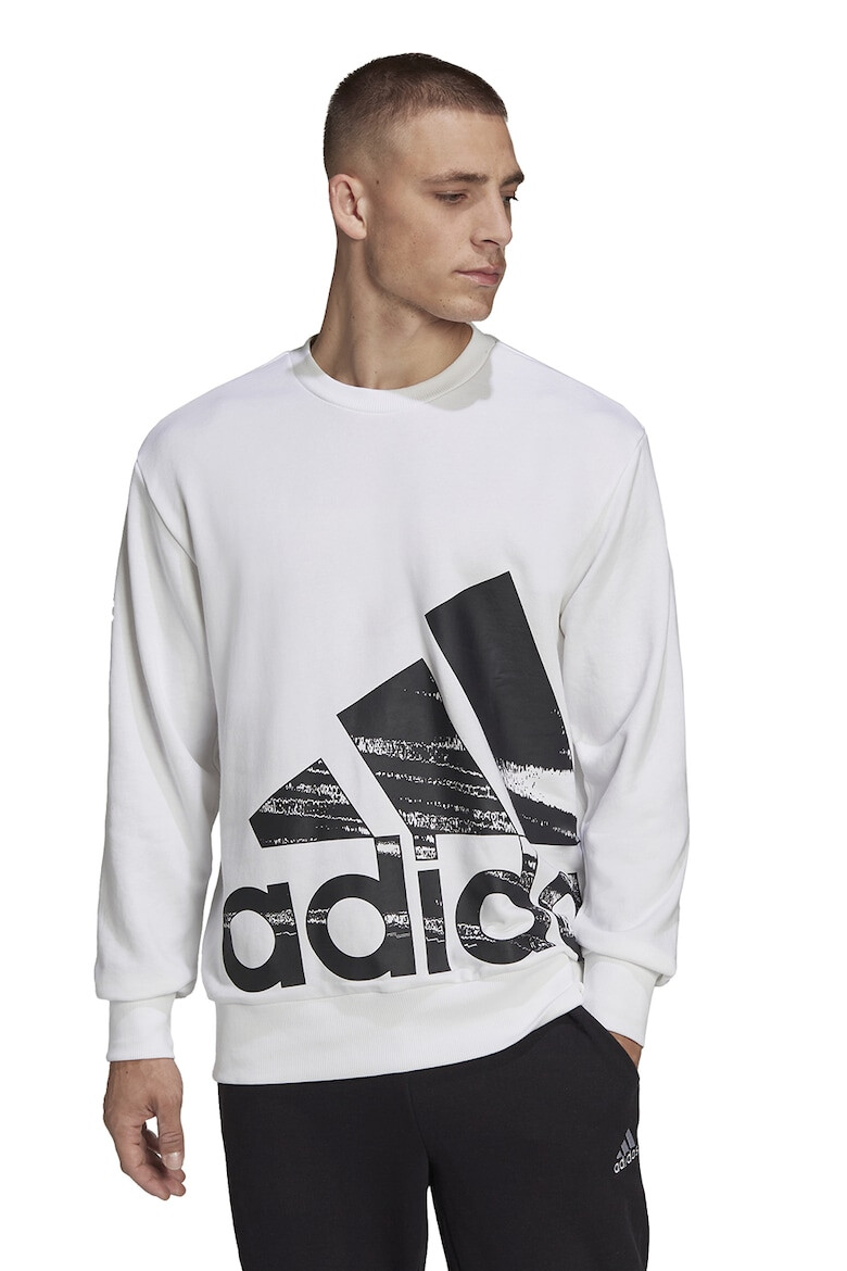 adidas Performance Bluza sport lejera cu imprimeu logo Essentials - Pled.ro