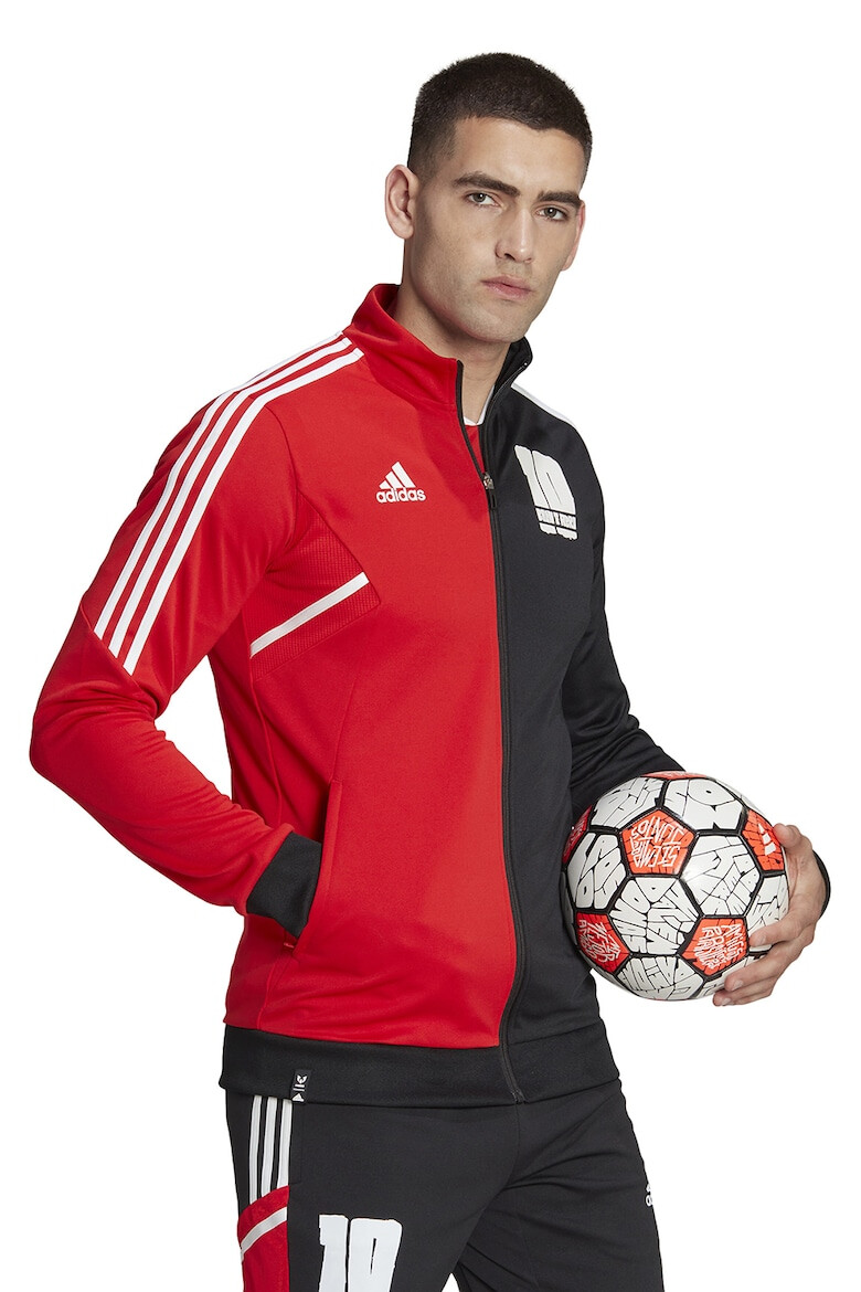 adidas Performance Bluza sport slim fit cu fermoar pentru fotbal Messi - Pled.ro