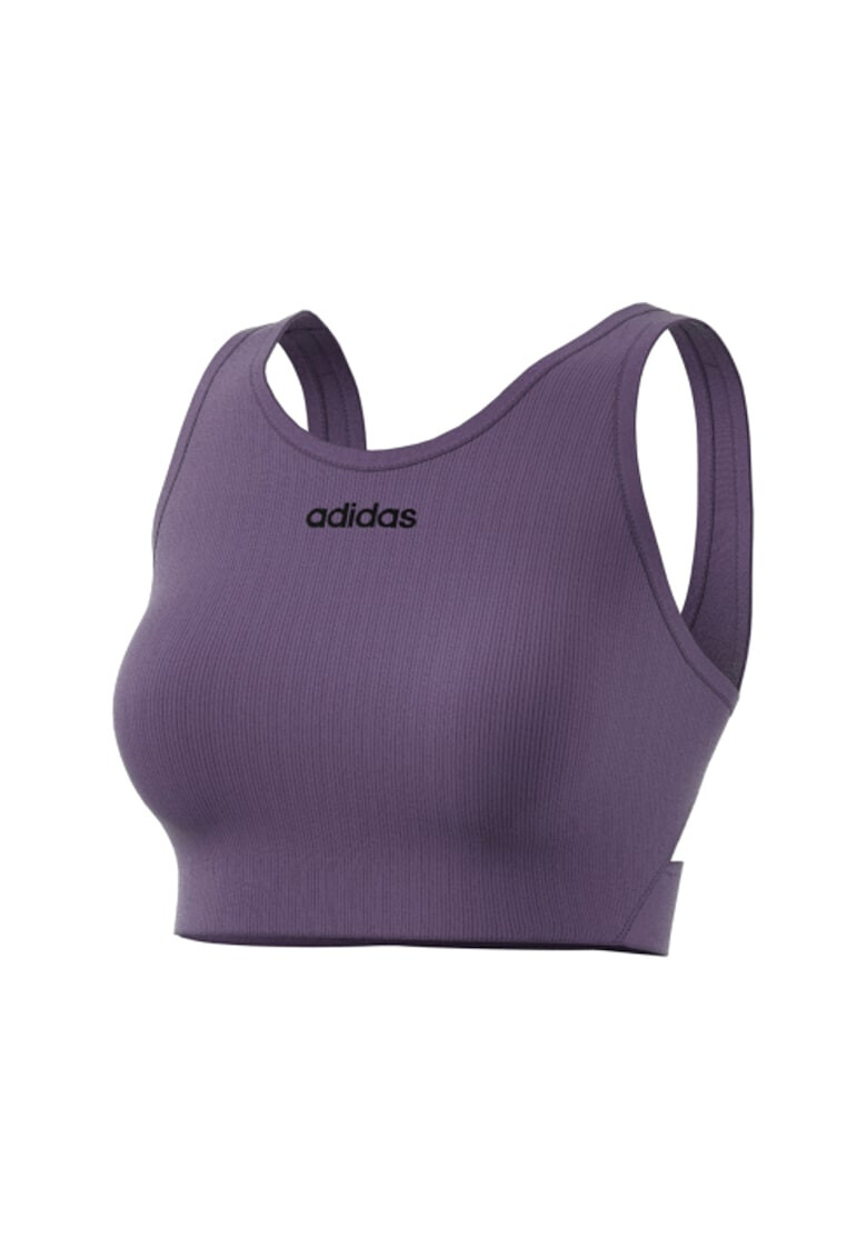 adidas Performance Bustiera cu aspect striat pentru antrenament - Pled.ro