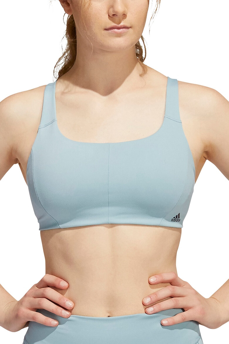 adidas Performance Bustiera cu bretele incrucisate pentru fitness Coreflow - Pled.ro