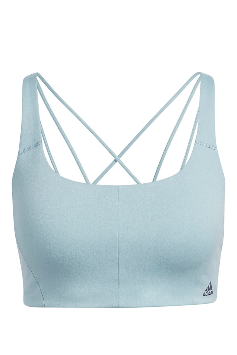 adidas Performance Bustiera cu bretele incrucisate pentru fitness Coreflow - Pled.ro