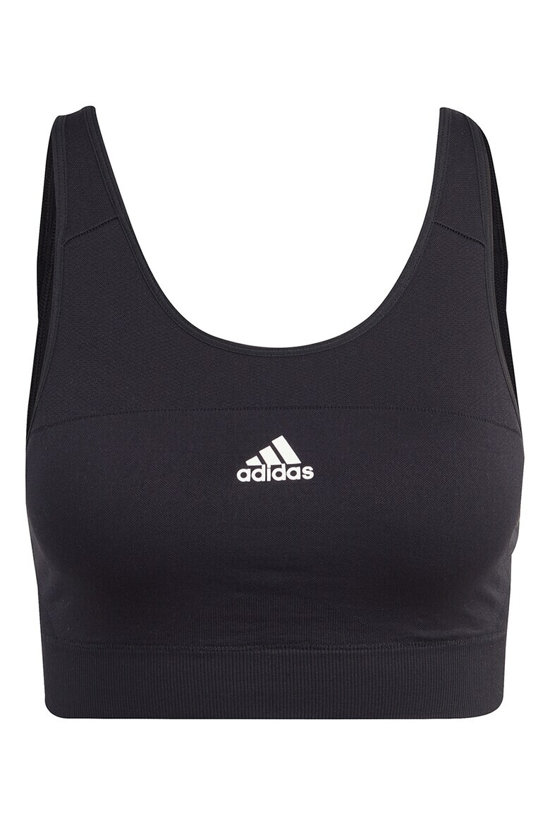 adidas Performance Bustiera cu suport mediu si bretele pe partea din spate pentru antrenament Arknit - Pled.ro