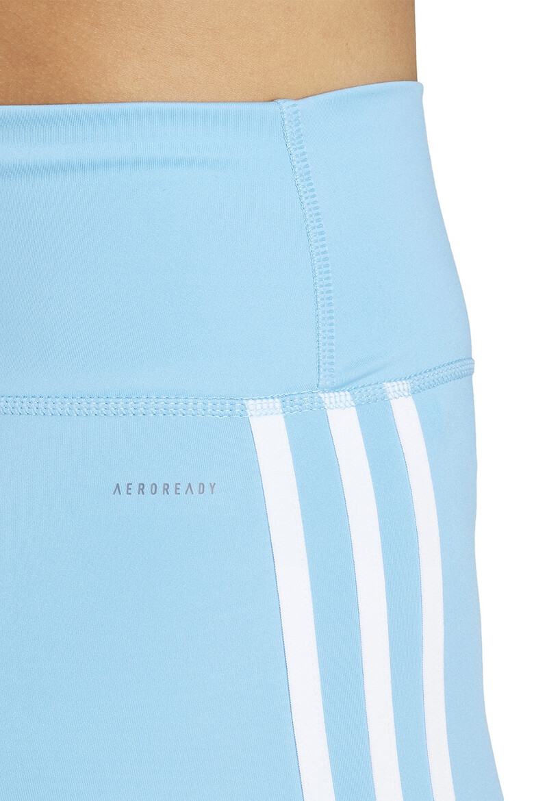 adidas Performance Colanti crop cu benzi laterale cu logo pentru fitness Essentials - Pled.ro