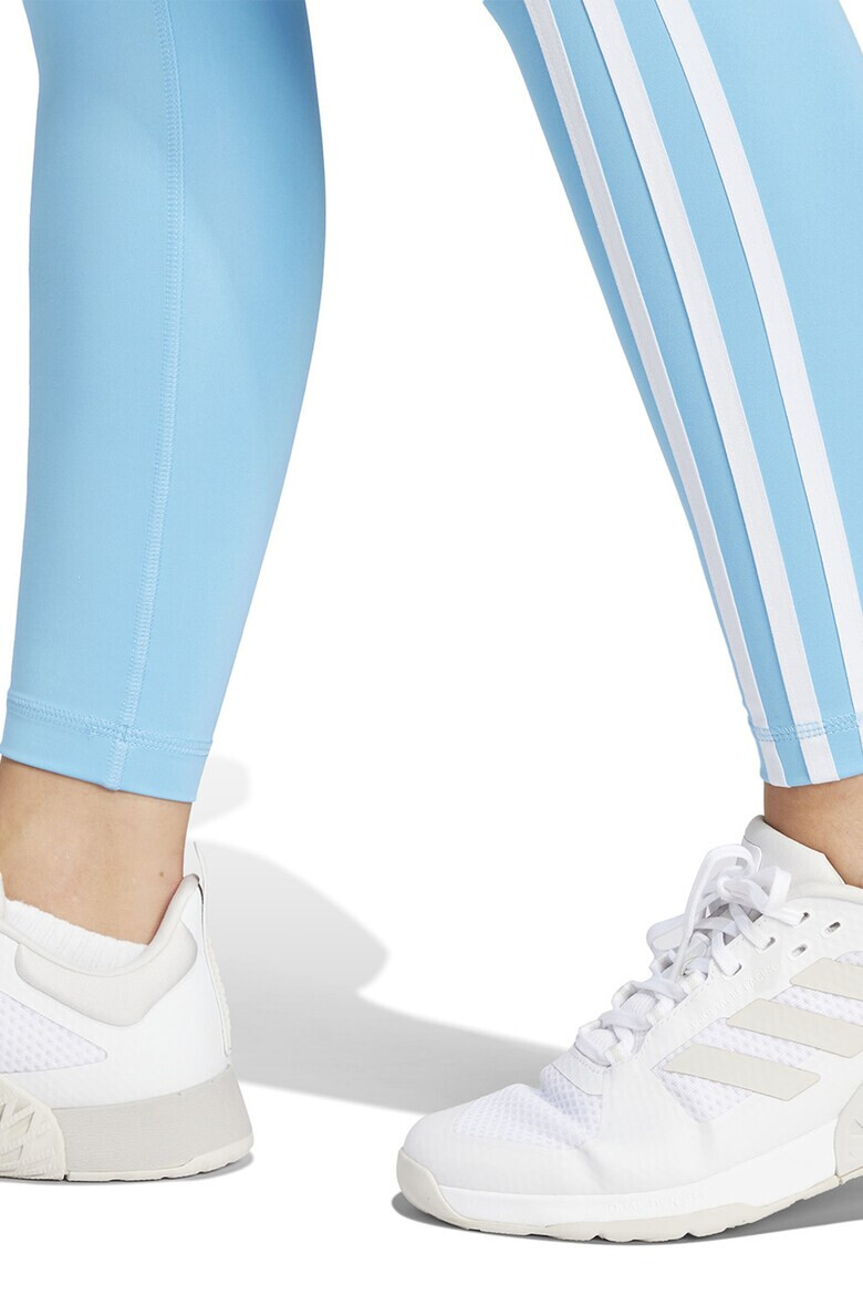 adidas Performance Colanti crop cu benzi laterale cu logo pentru fitness Essentials - Pled.ro