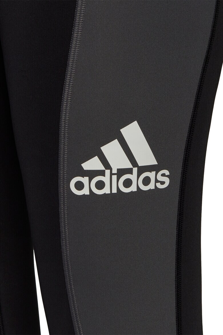 adidas Performance Colanti crop cu detaliu logo pentru fitness - Pled.ro