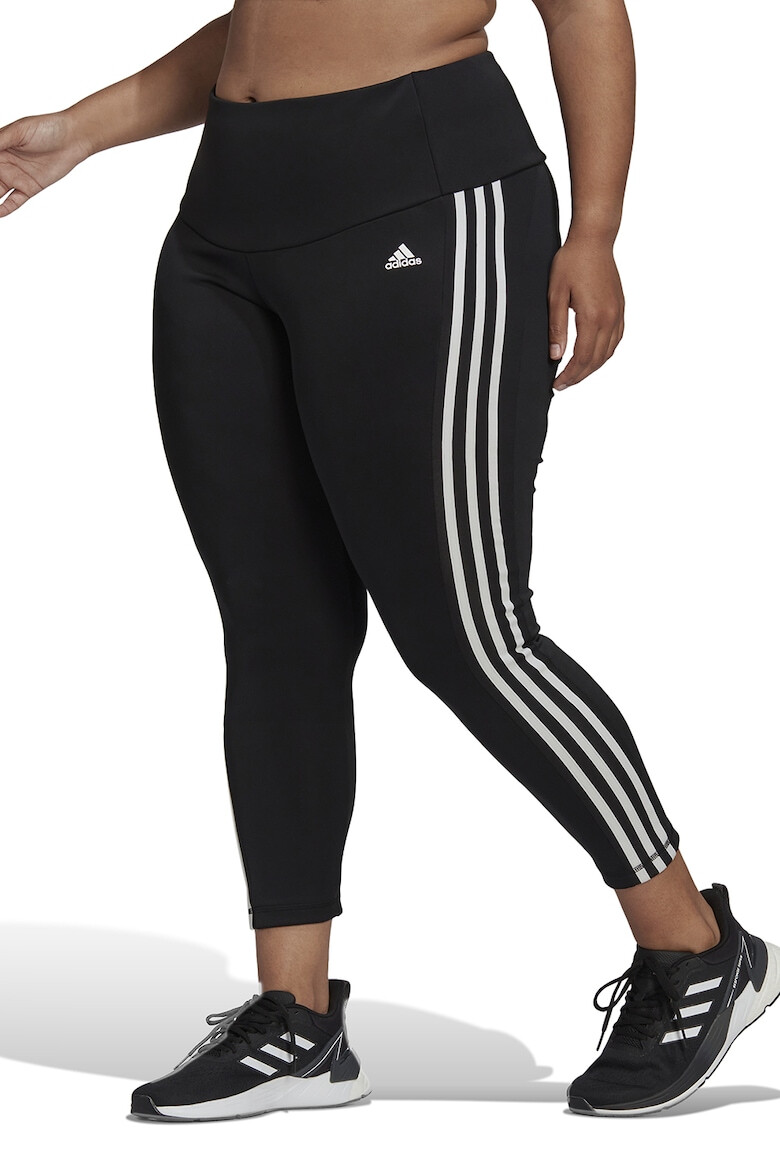 adidas Performance Colanti crop cu logo pentru fitness - Pled.ro