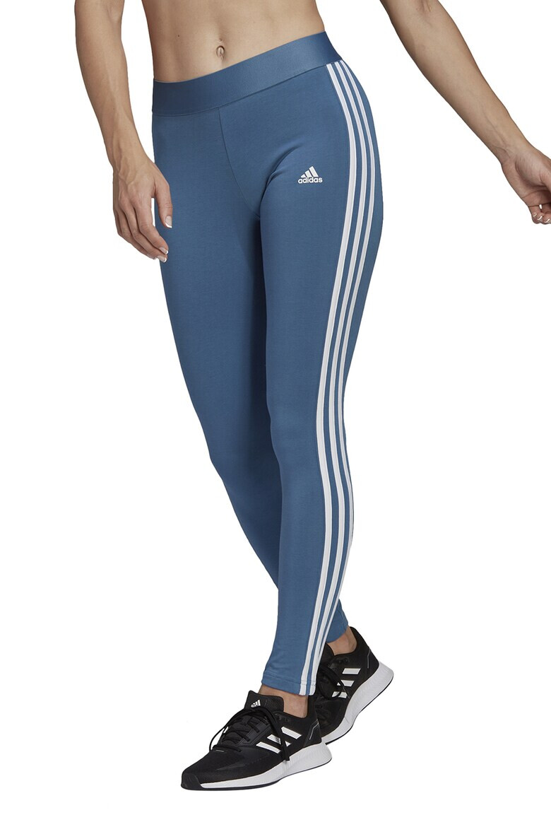 adidas Performance Colanti crop cu talie inalta Essentials 3-Stripes - Pled.ro