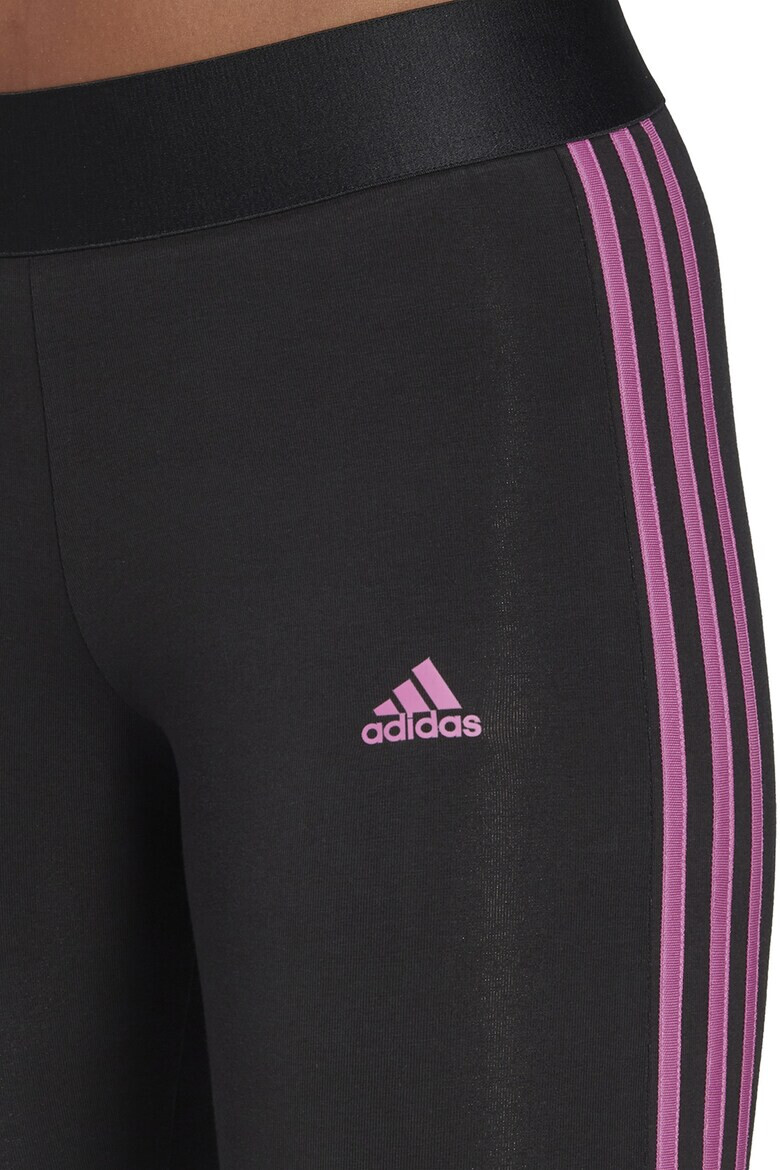 adidas Sportswear Colanti crop cu talie inalta Essentials 3-Stripes - Pled.ro