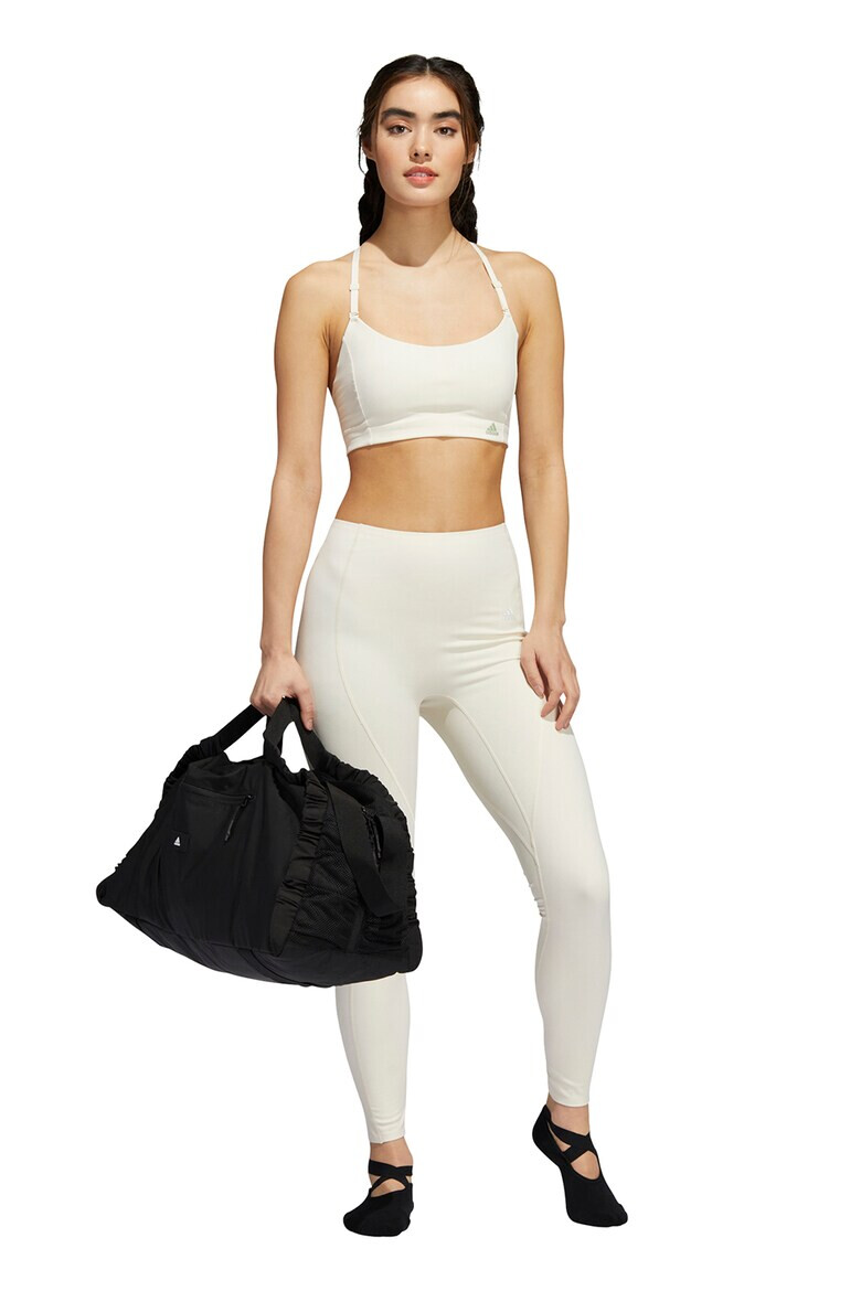 adidas Performance Colanti crop cu talie inalta pentru fitness Yoga 4 Elements - Pled.ro