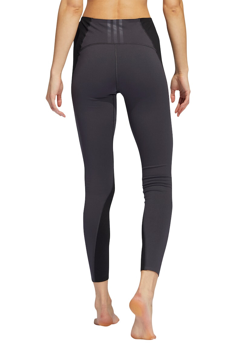 adidas Performance Colanti crop cu talie inalta pentru fitness Yoga 4 Elements - Pled.ro