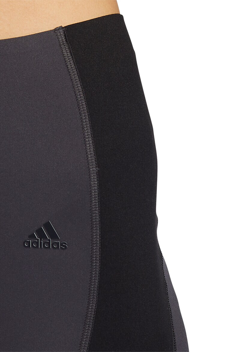 adidas Performance Colanti crop cu talie inalta pentru fitness Yoga 4 Elements - Pled.ro