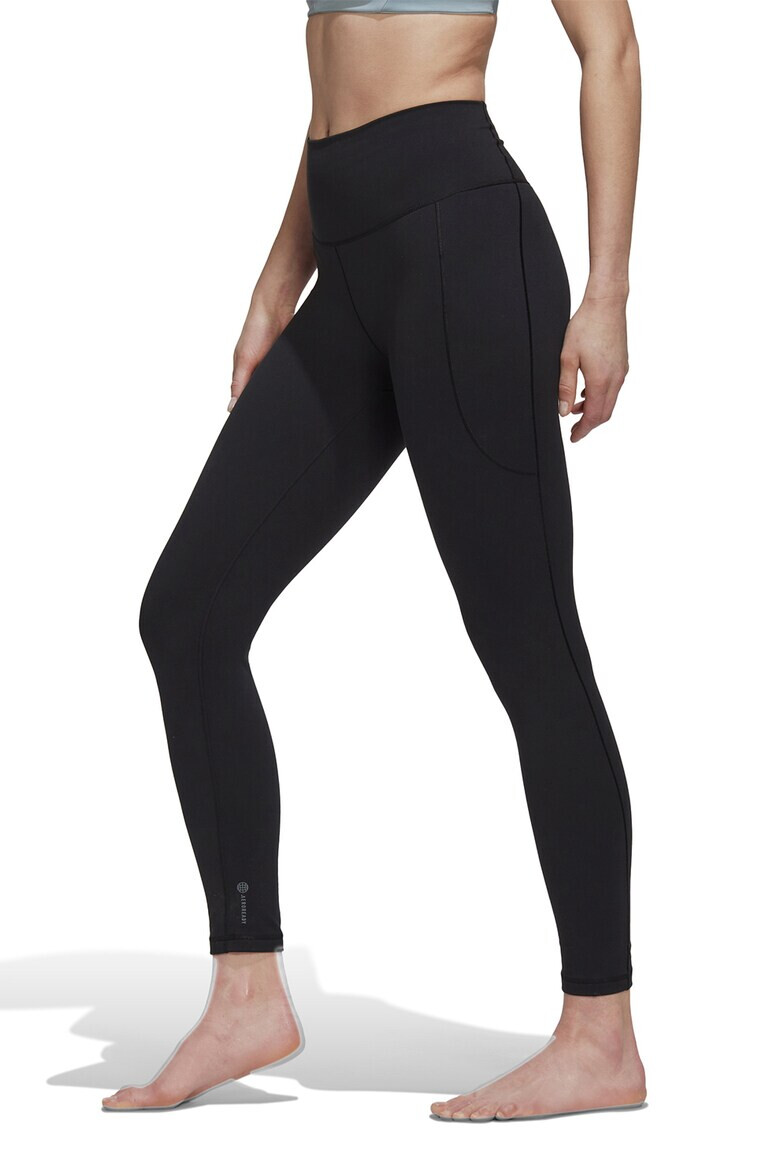 adidas Performance Colanti crop cu talie inalta pentru yoga Yoga Studio - Pled.ro