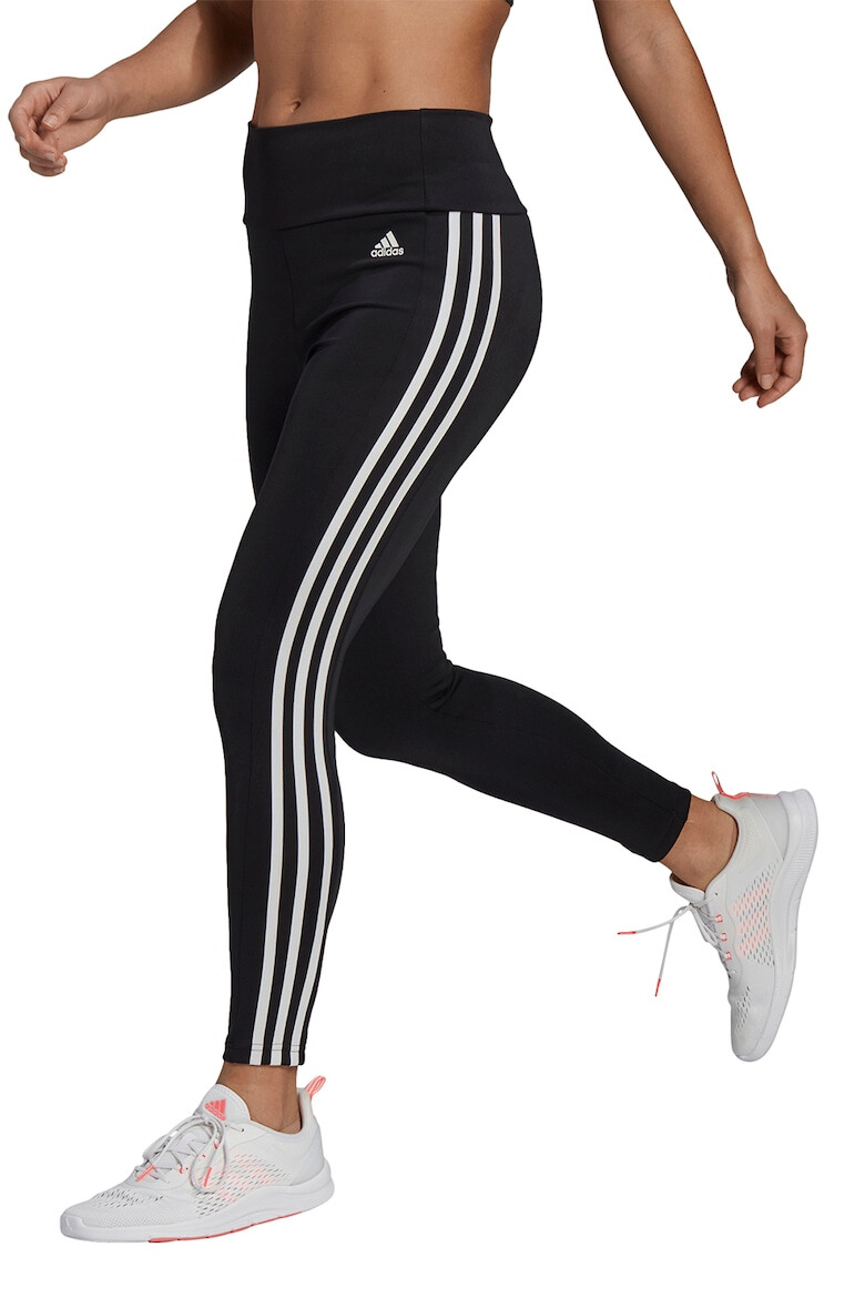 adidas Performance Colanti crop pentru antrenament Designed To Move 3-Stripes - Pled.ro