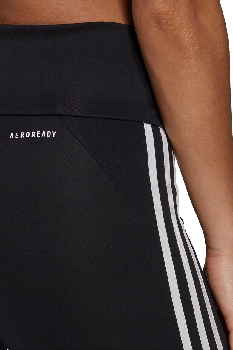 adidas Performance Colanti crop pentru antrenament Designed To Move 3-Stripes - Pled.ro