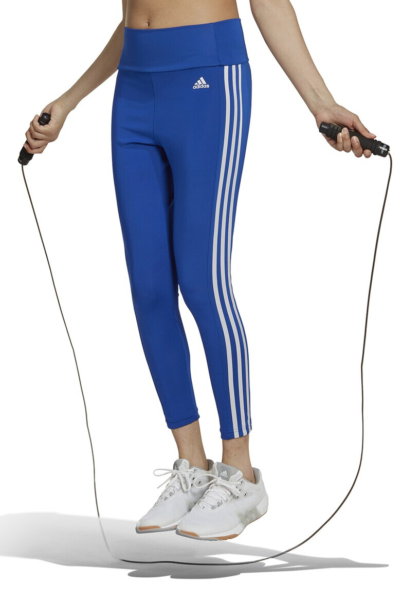 adidas Performance Colanti crop pentru antrenament Designed To Move 3-Stripes - Pled.ro