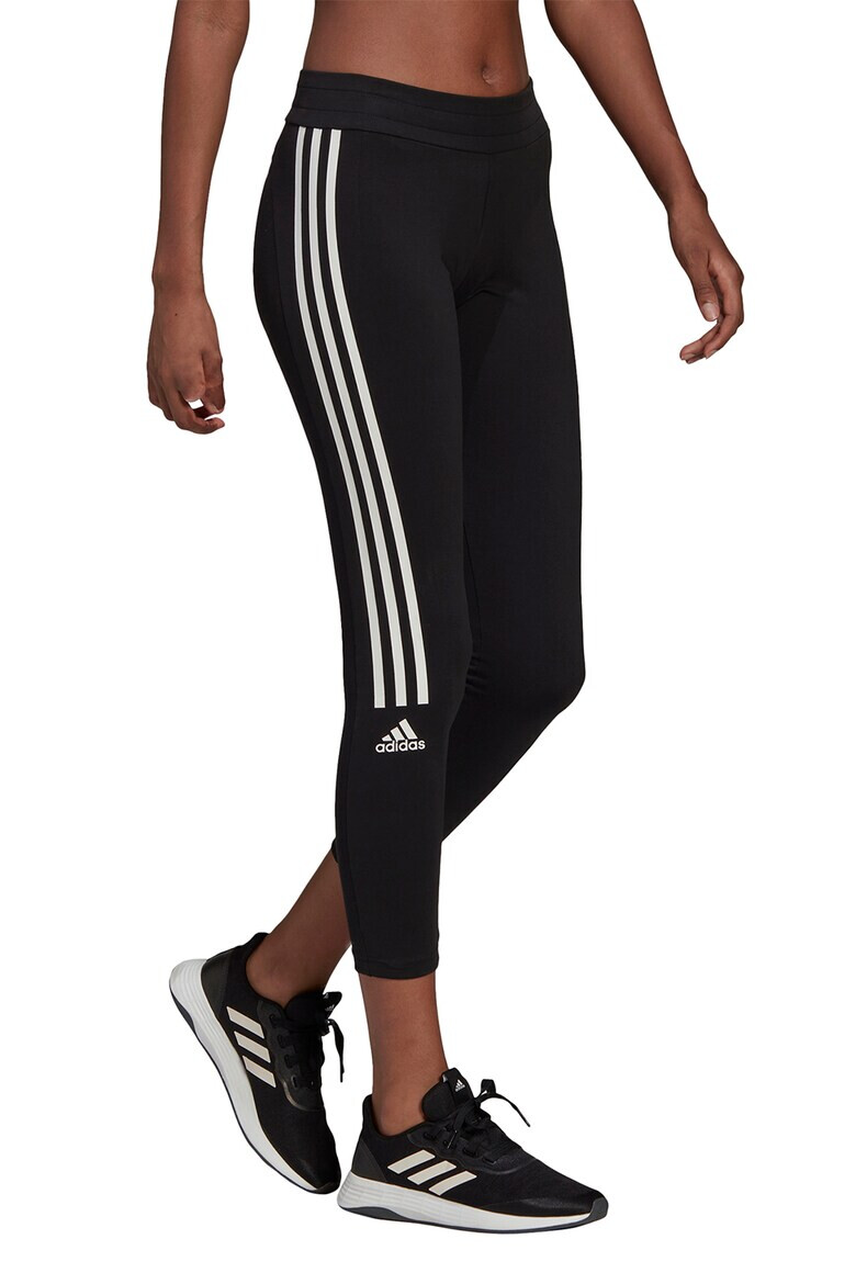 adidas Performance Colanti crop slim fit cu logo pentru antrenament - Pled.ro