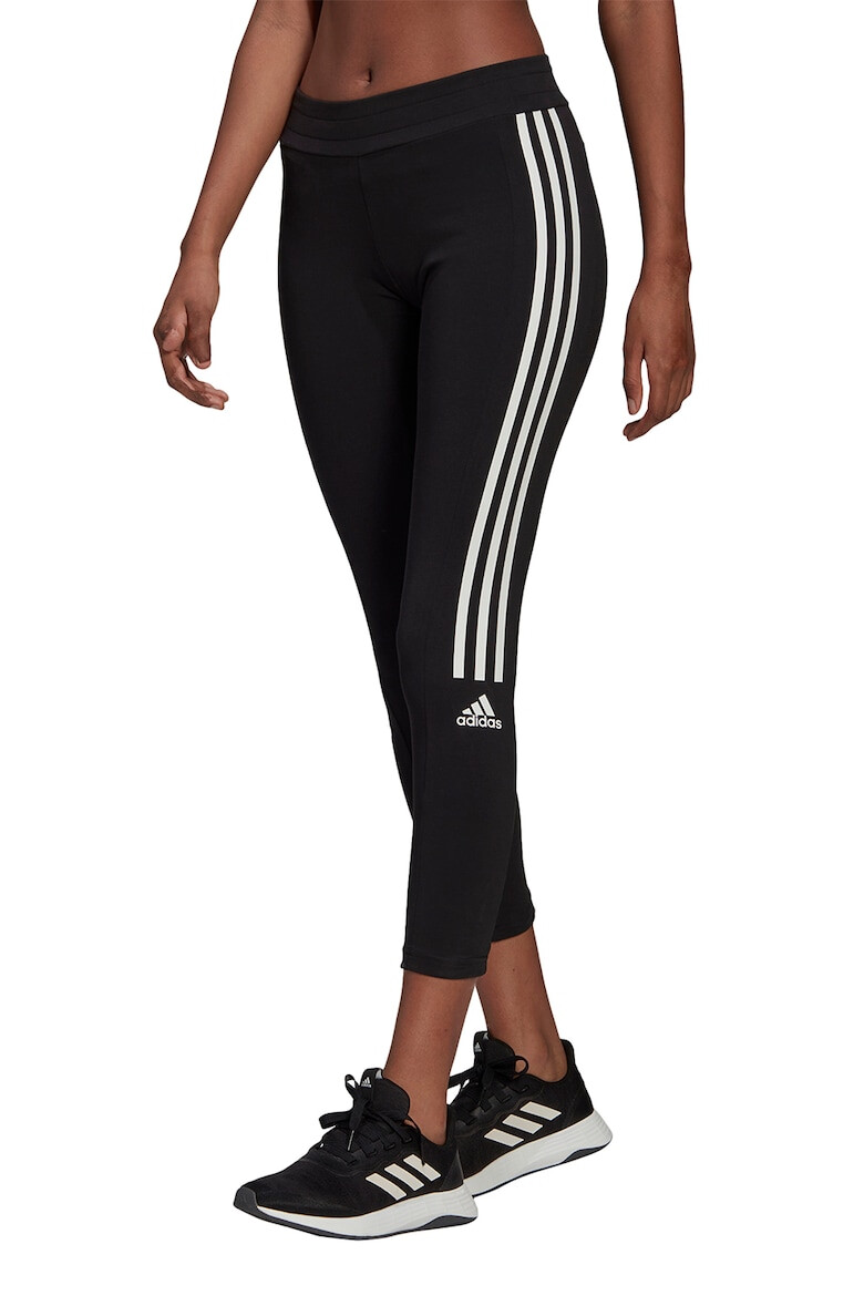 adidas Performance Colanti crop slim fit cu logo pentru antrenament - Pled.ro