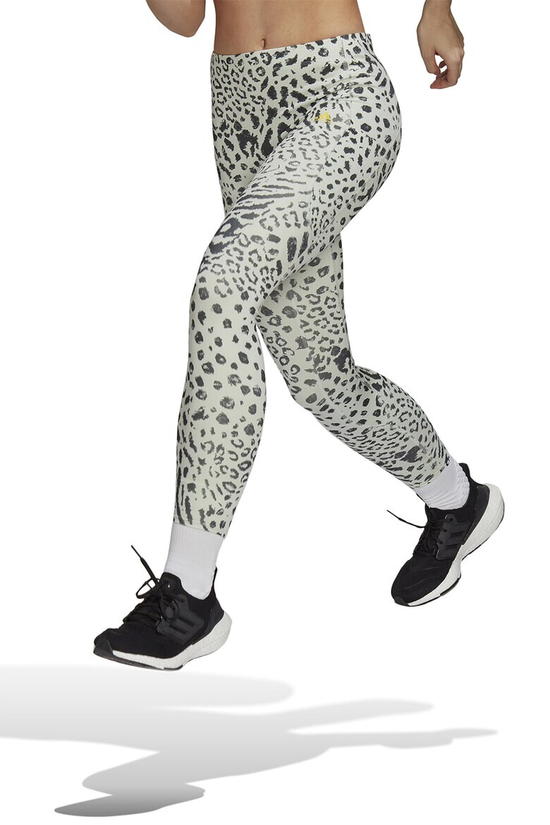 adidas Performance Colanti cu animal print pentru alergare Fast - Pled.ro