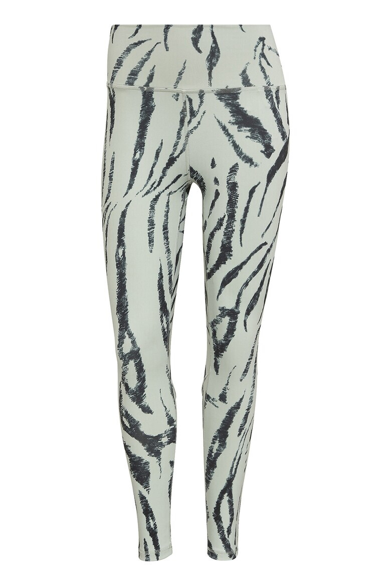 adidas Performance Colanti cu animal print pentru fitness Optime - Pled.ro