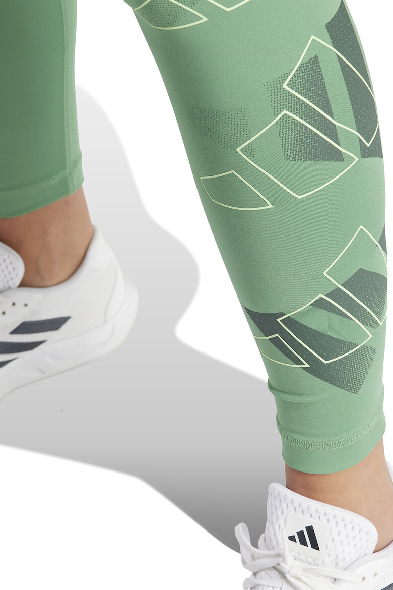 adidas Performance Colanti cu imprimeu logo pentru fitness - Pled.ro