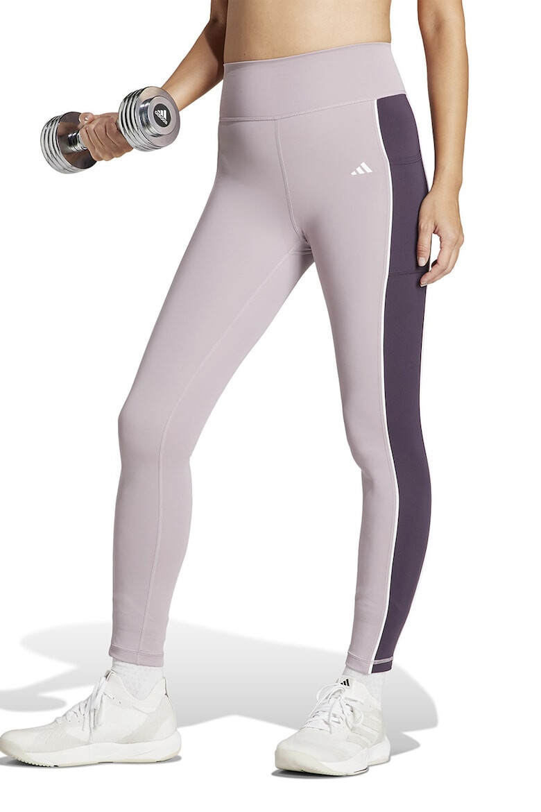 adidas Performance Colanti cu segmente contrastante pentru fitness - Pled.ro