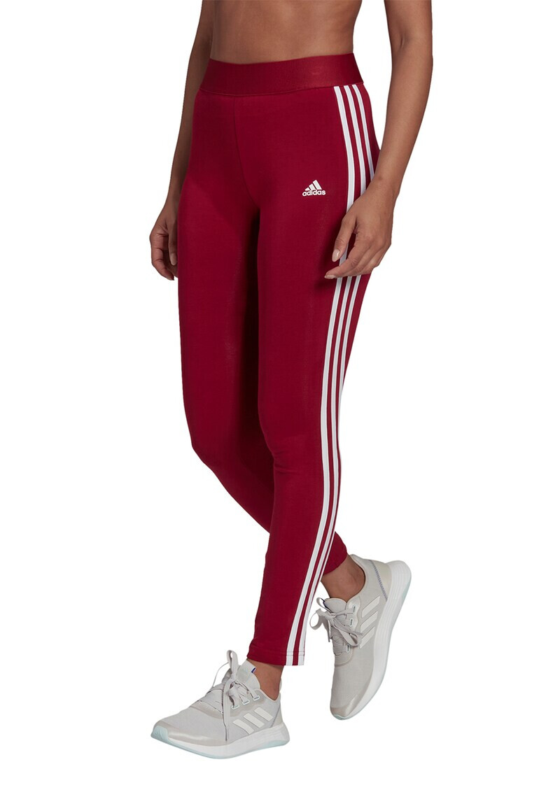 adidas Performance Colanti crop cu talie inalta Essentials 3-Stripes - Pled.ro