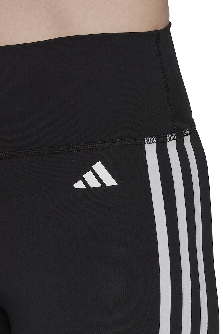 adidas Performance Colanti scurti cu talie inalta pentru antrenament Essentials 3-Stripes - Pled.ro