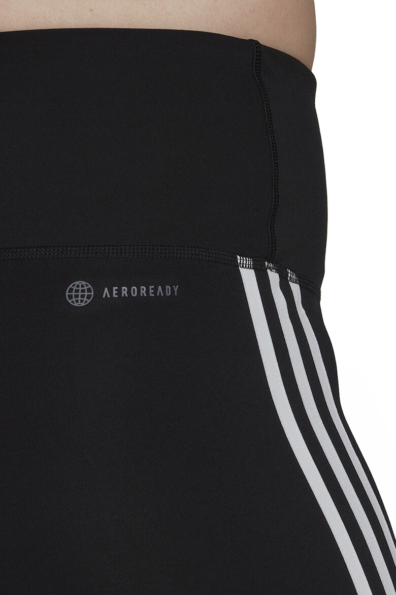 adidas Performance Colanti scurti cu talie inalta pentru antrenament Essentials 3-Stripes Pluse Size - Pled.ro