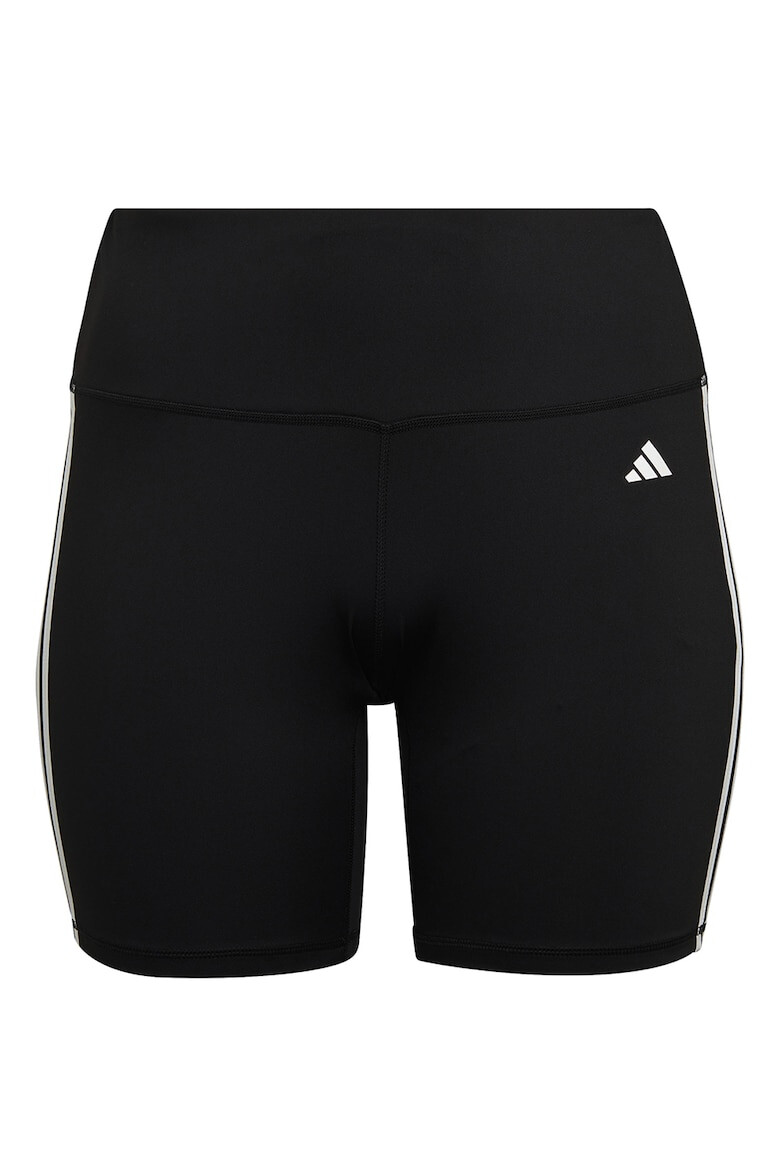 adidas Performance Colanti scurti cu talie inalta pentru antrenament Essentials 3-Stripes Pluse Size - Pled.ro