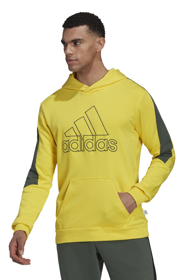 adidas Sportswear Hanorac cu buzunar kangaroo si logo - Pled.ro