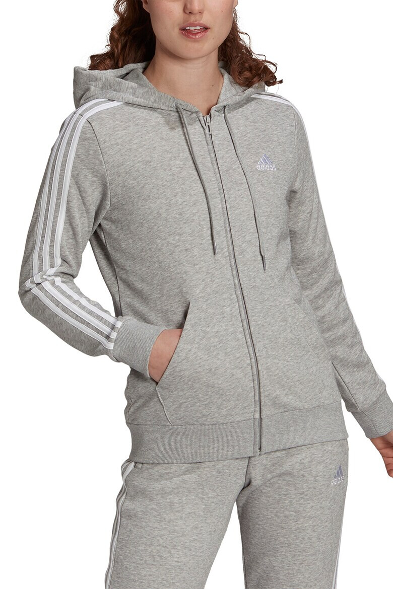 adidas Sportswear Hanorac cu fermoar si broderie logo - Pled.ro